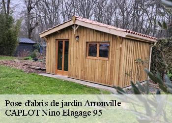 Pose d'abris de jardin  arronville-95810 CAPLOT Nino Elagage 95