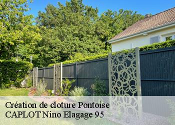 Création de cloture  pontoise-95000 CAPLOT Nino Elagage 95